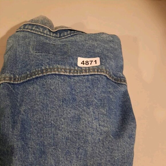 Vtg Levis Jacket Mens 44 Denim Jean Trucker Type 3 Made In USA Faded 80s 70506 - Picture 15 of 15